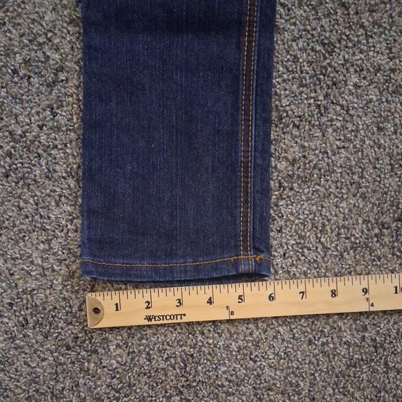 Vintage Y2K Southpole Low-Rise Rhinestone Jeans Dark Wash Skinny/ Straight Sz 5 - Picture 6 of 6